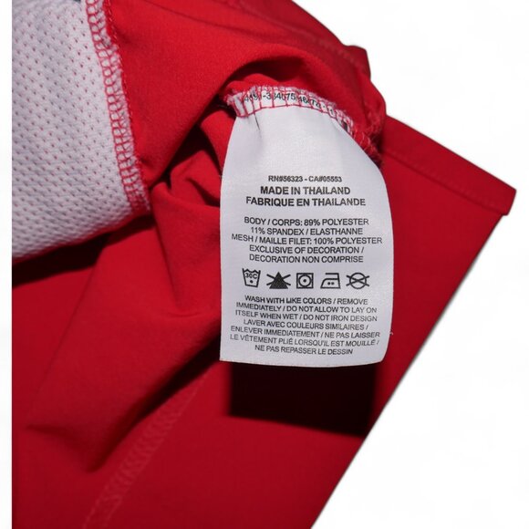 Nike Coaches Performance Short Sleeve Crimson and Grey Jacket CW3430-620 Size L - Picture 8 of 11